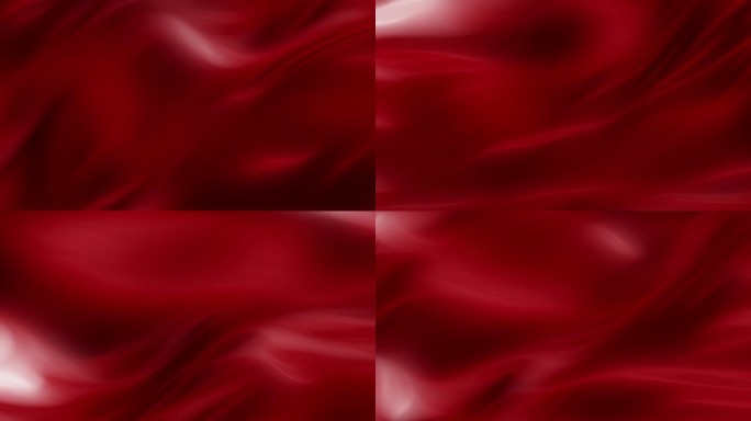 红布红绸丝绸抽象艺术光影