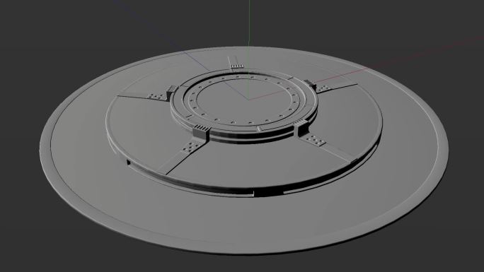 科技感产品底座模型3d模型