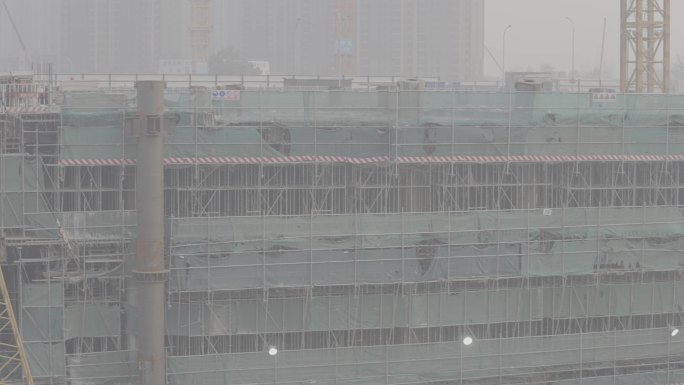 北京城市副中心站综合交通枢纽工地场景