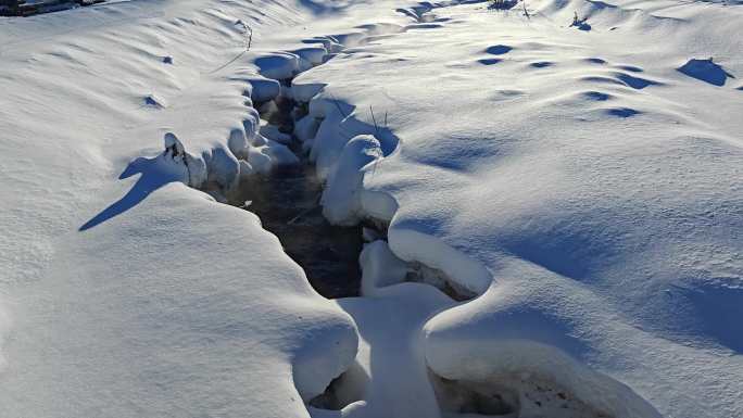 新疆白哈巴村雪景