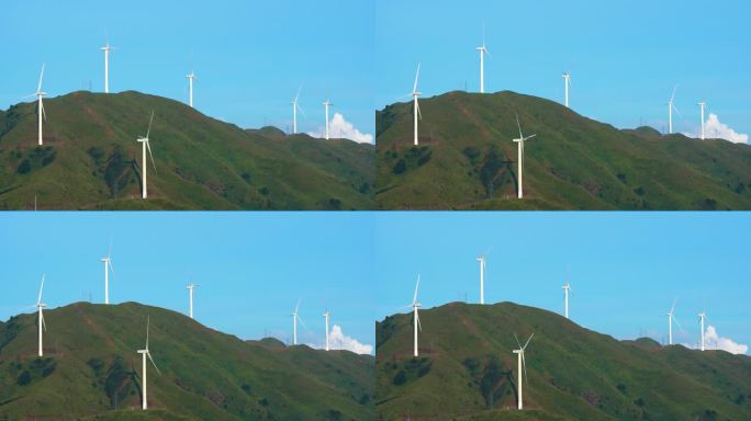风电场风机中广核风电合水风车