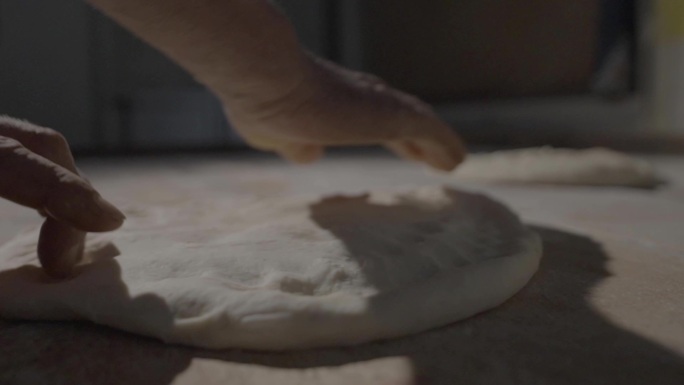 升格画面 新疆馕饼制作-面食-传统美食