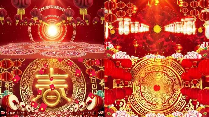 幸福中国一起走-LED背景视频