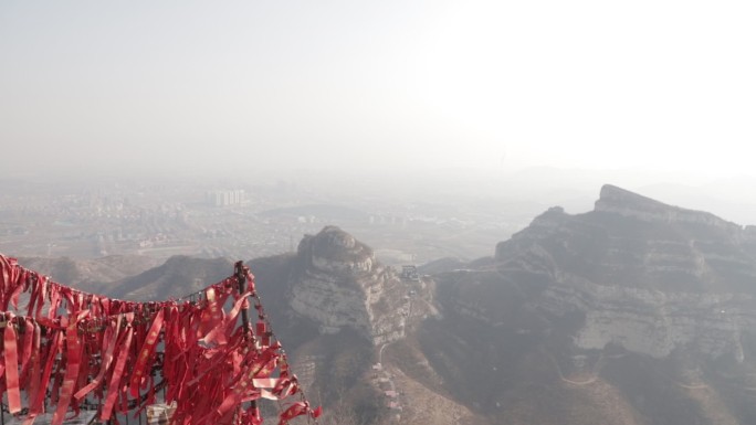 石家庄地标 抱犊寨景区