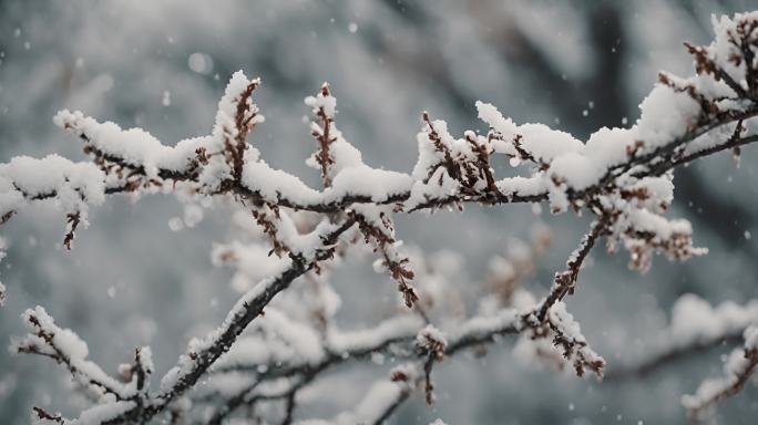 意境镜头-雪里枯枝2