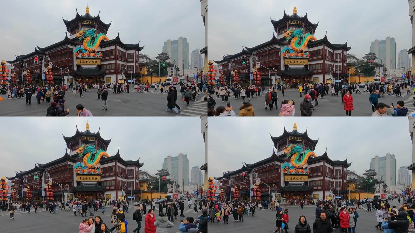 2024年上海城隍庙龙年新春灯会延时视频