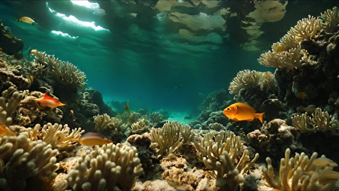 2024海底世界海底海洋海浪海底珊瑚大海
