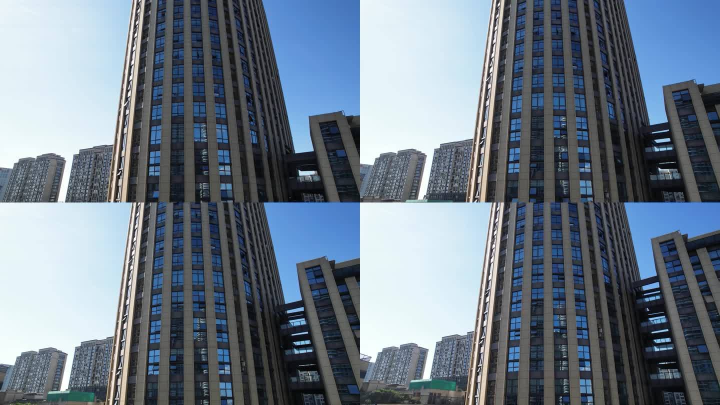 城市高楼大厦风景视频素材2