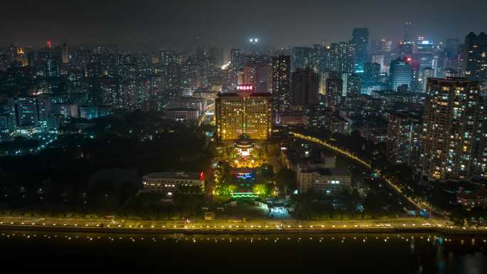 珠江宾馆夜景延时