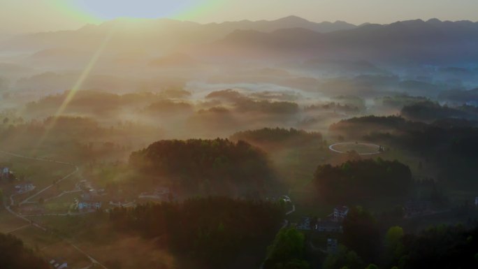 贵州山间平流雾