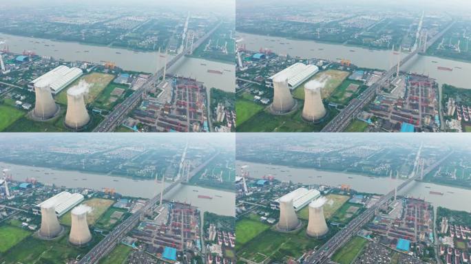 吴泾热电厂 闵浦大桥 上海 城市建筑