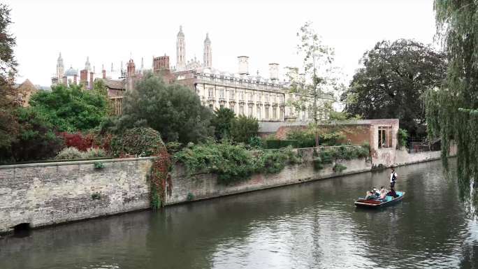 英国伦敦剑桥小镇街头建筑