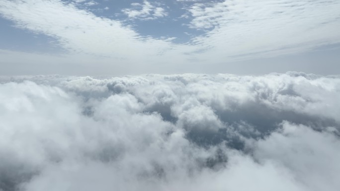 云层 高空 平稳视角