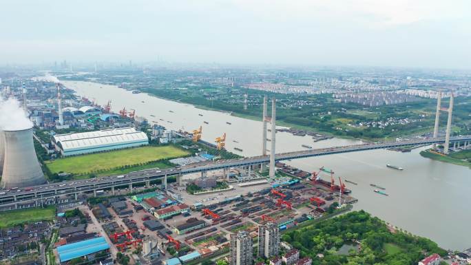 吴泾热电厂 闵浦大桥 上海 城市建筑