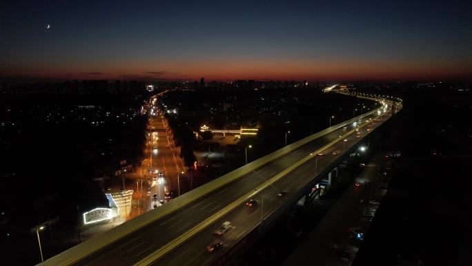 夜景高架桥