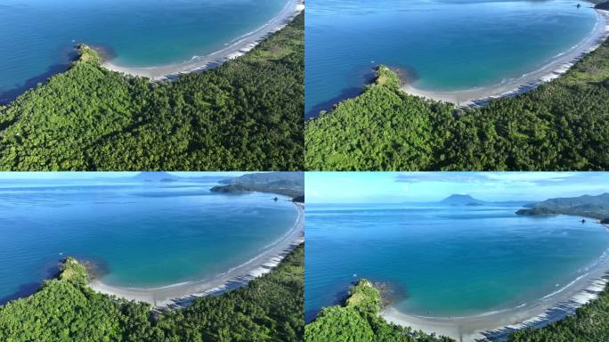 菲律宾圣文森特海滩鸟瞰图。
