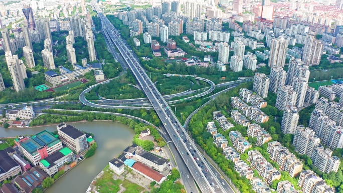 龙阳路立交桥 上海 浦东新区 建筑 桥梁