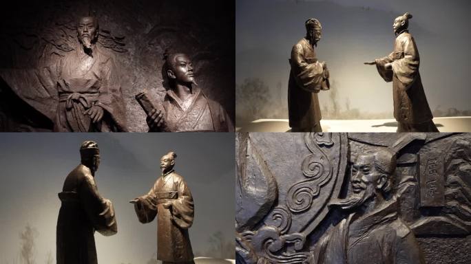 常德博物馆古代人物雕像