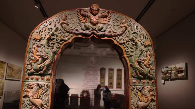 大报恩寺琉璃塔拱门，南京博物院藏