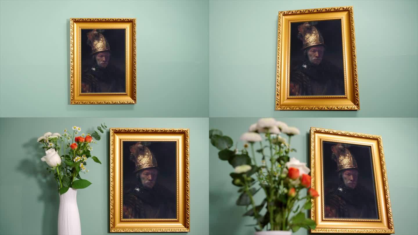戴金盔的男子 伦勃朗 世界名画