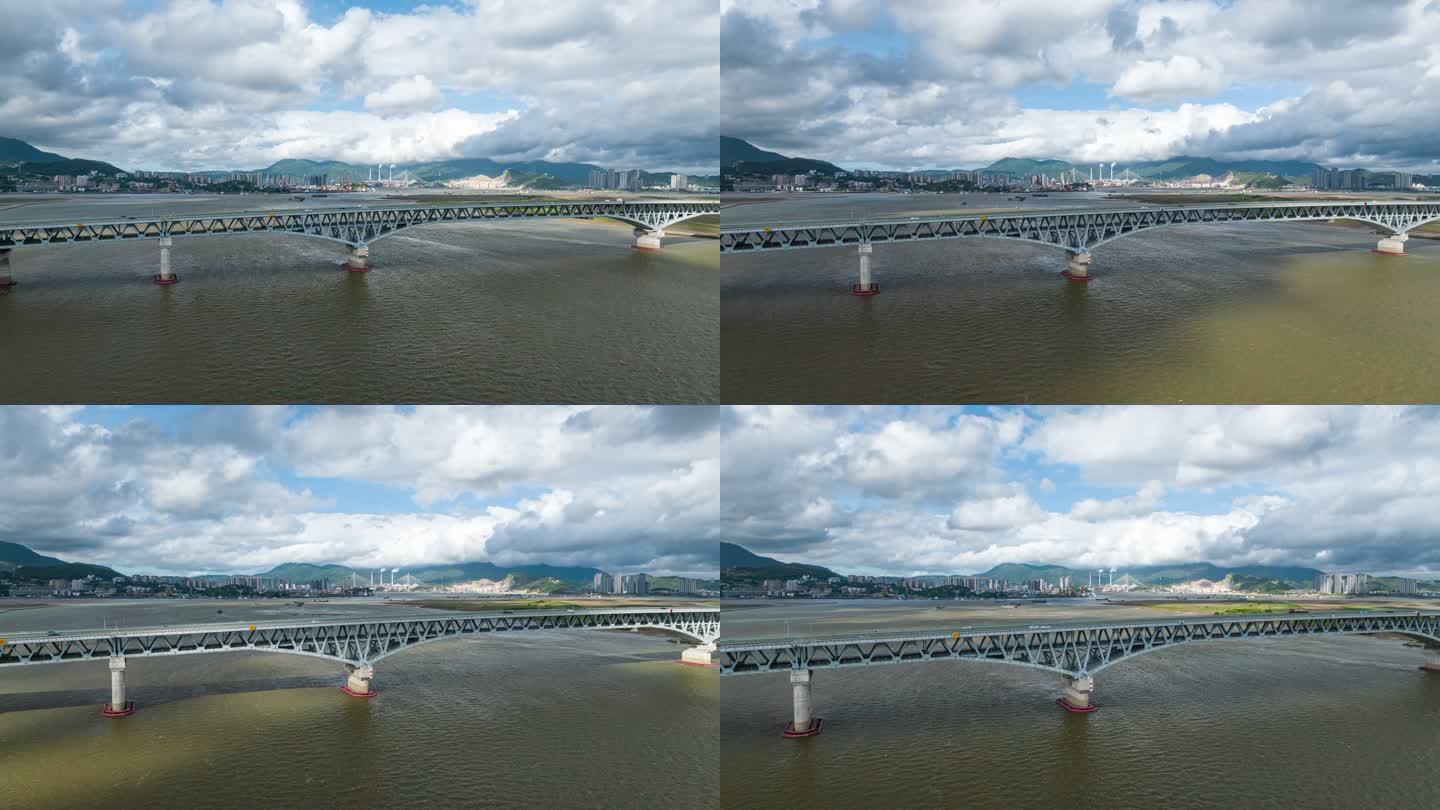 福州三江口道庆洲大桥移动延时