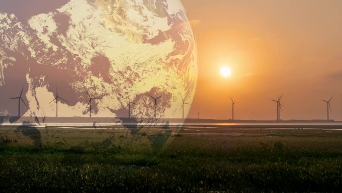 清洁和可持续的能源使地球长期保持健康。