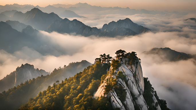 西安华山风景