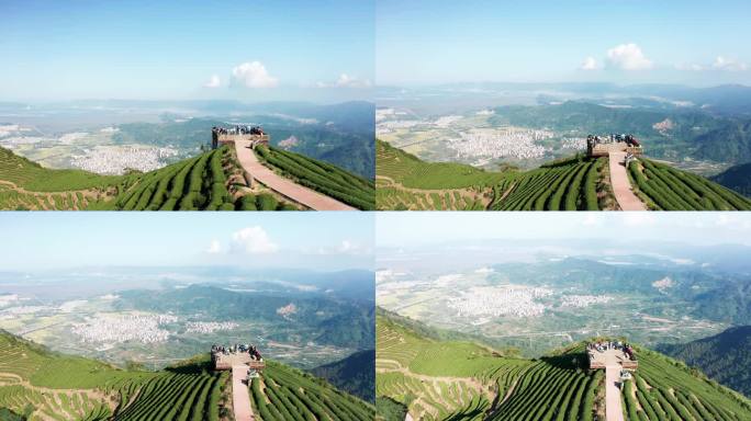 福州连江炉峰山 茶山航拍