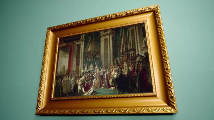 拿破仑加冕 雅克路易大卫 世界名画