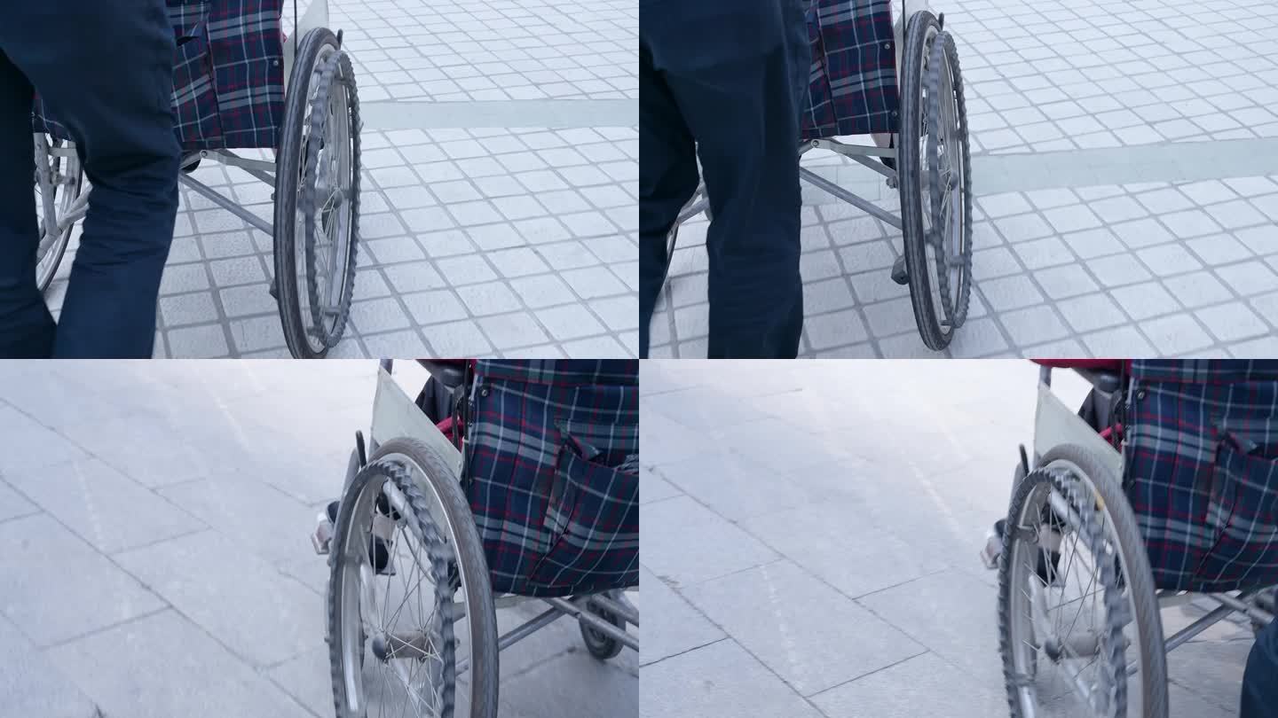 轮椅 残疾 医院 脚步 受伤