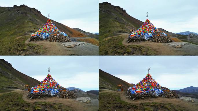 伊昭公路白马山经幡