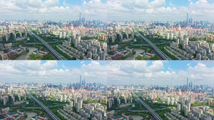 龙阳路立交桥 上海 建筑 桥梁 浦东新区