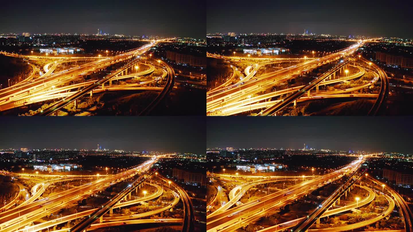 立交桥 上海 高架 车流 罗山路 秀沿路