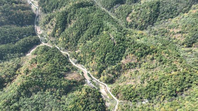 秦岭 大自然 航拍中国 大山 民风民俗