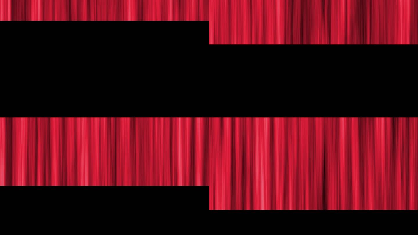 红色幕布下降舞台素材
