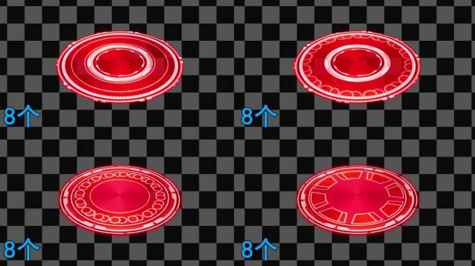 科技圆盘 展示台 动态圆盘 08