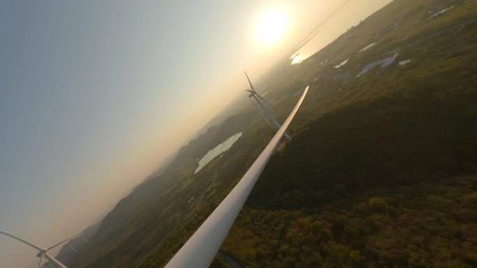 穿越机-风力发电国家电网电力建设