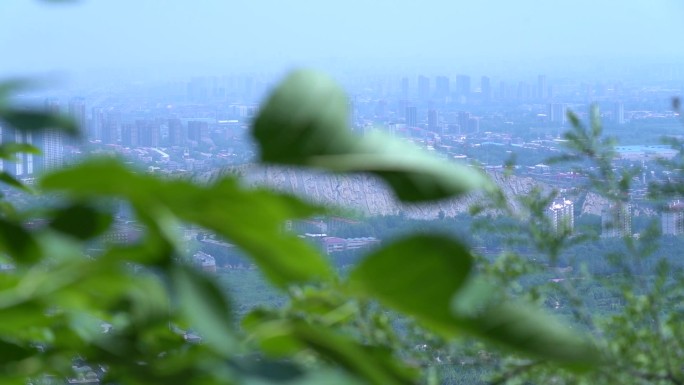 航拍 石家庄 抱犊寨 景区