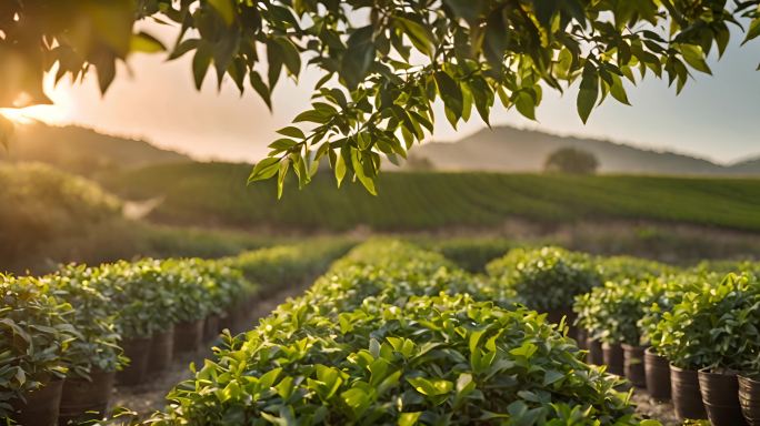 茶园茶叶采茶茶文化茶山高山