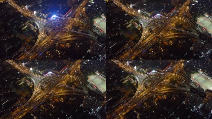 高架 上海 交通 车流 中山北路立交桥