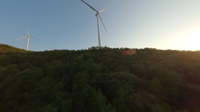 穿越机-风力发电 绿色能源