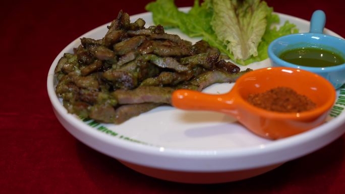 泰国 香茅梅花肉 泰餐 东南亚 猪肉