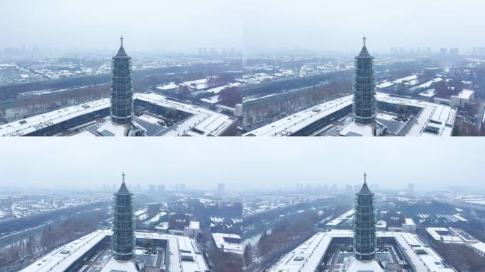 南京大报恩寺雪景