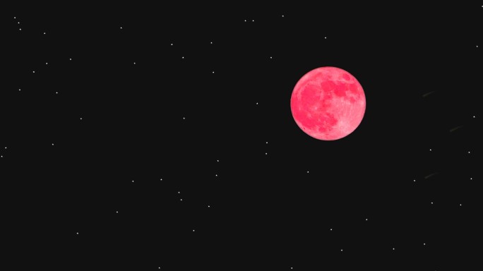 超级月亮 红月亮 流星雨 繁星 星空夜空