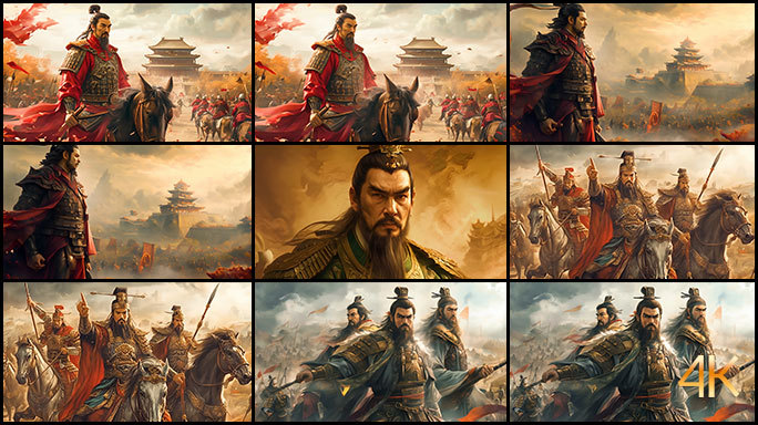 中国古代将士 沙场点兵 攻城略地 三国志