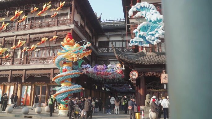 上海城隍庙龙年活动