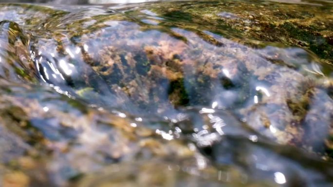 河边流水河流河水小溪山泉泉水水流升格大自