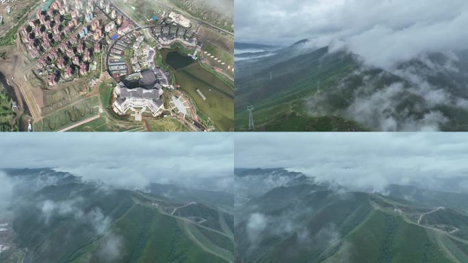 新鲜空气 穿过云层 天然氧吧 大好河山