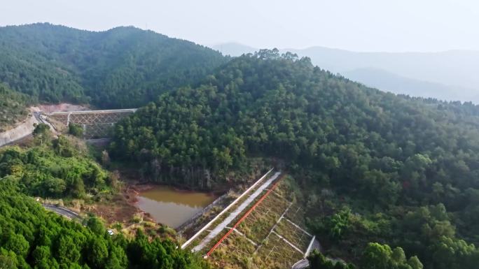 森林 田园 绿水青山航拍