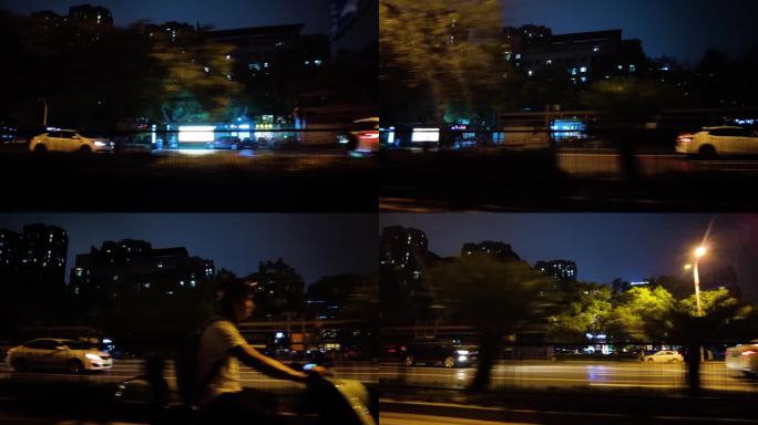 城市夜景开车视频素材404